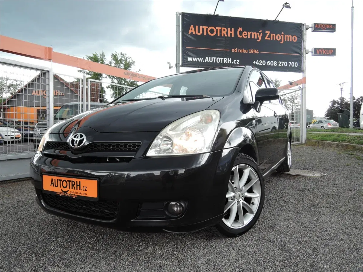 Toyota Corolla Verso 2,2 D-4D Tažné Senzory, 2006