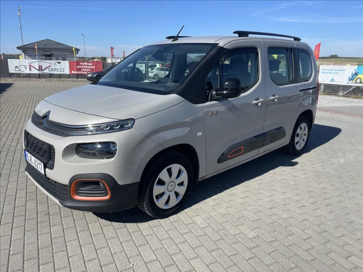 Citroën Berlingo 1,5 BlueHDi 96kw XTR Tažné Klima CZauto 1maj odp.DPH, 2019