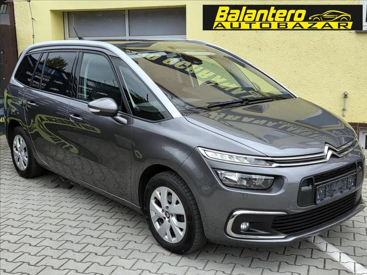 Citroën Grand C4 Picasso 1,5 bHDi 7m SERVISNÍ KNÍŽKA, 2018