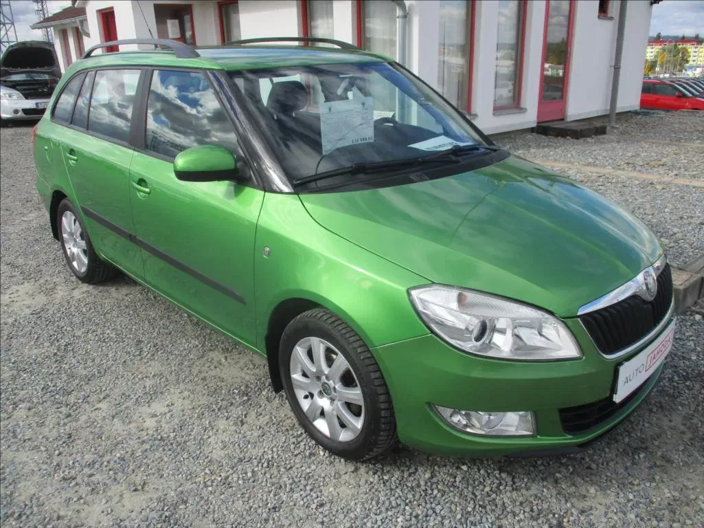 Škoda Fabia 1,2 TSI, klima, servis, tažné,, 2010