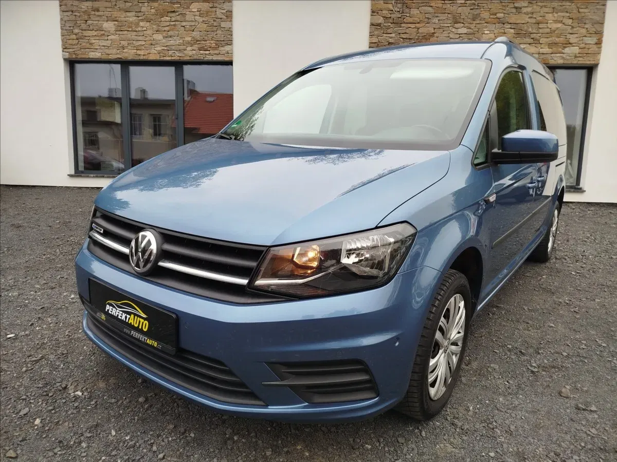 Volkswagen Caddy 1,4 TGi, 1.MAJITEL,MAXI,7-MÍST, 2018