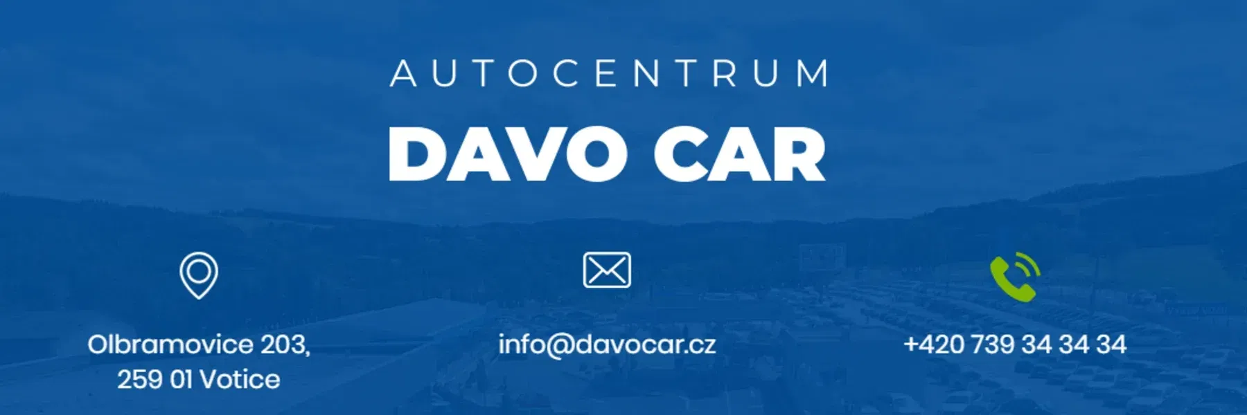 Banner prodejce DAVO CAR, s.r.o.